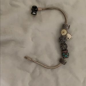 Authentic pandora bracelet.   ( SOLD)